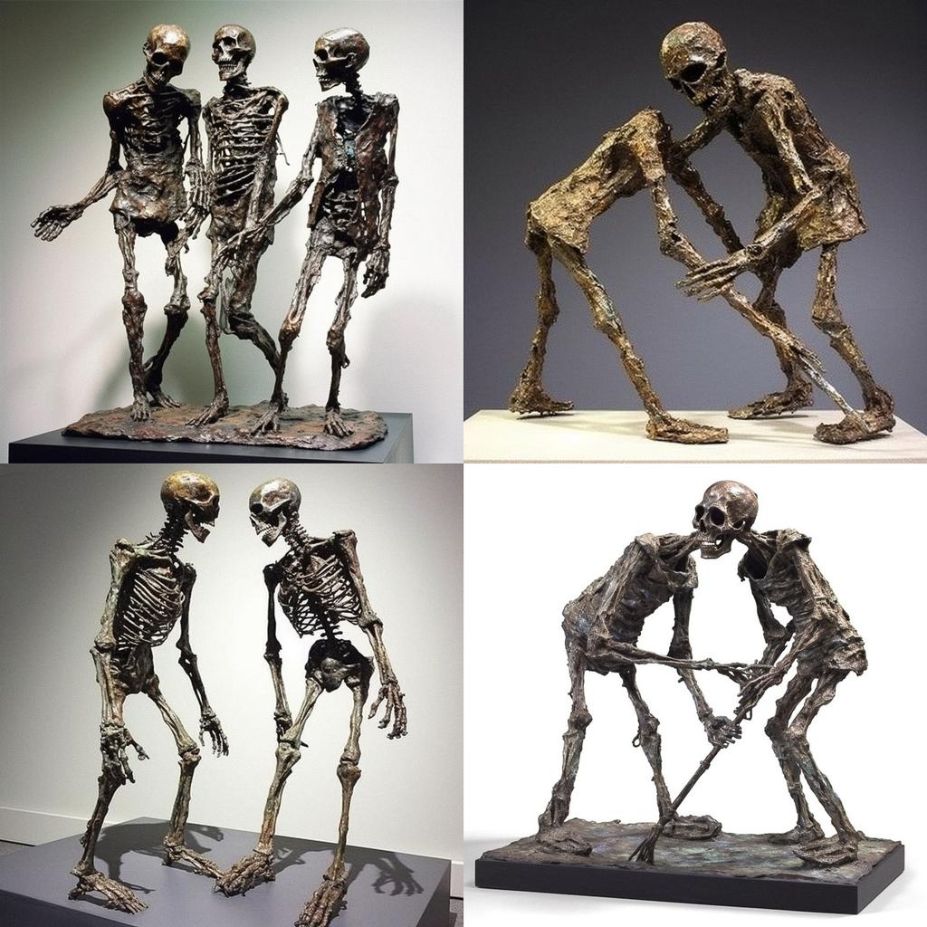 Germaine Richier style, Midjourney V5, render 1 of 4