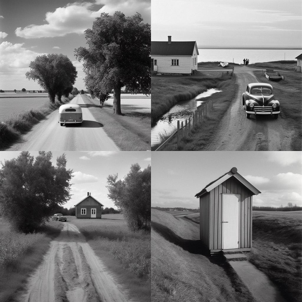 Gerry Johansson style, Midjourney V5, render 1 of 4