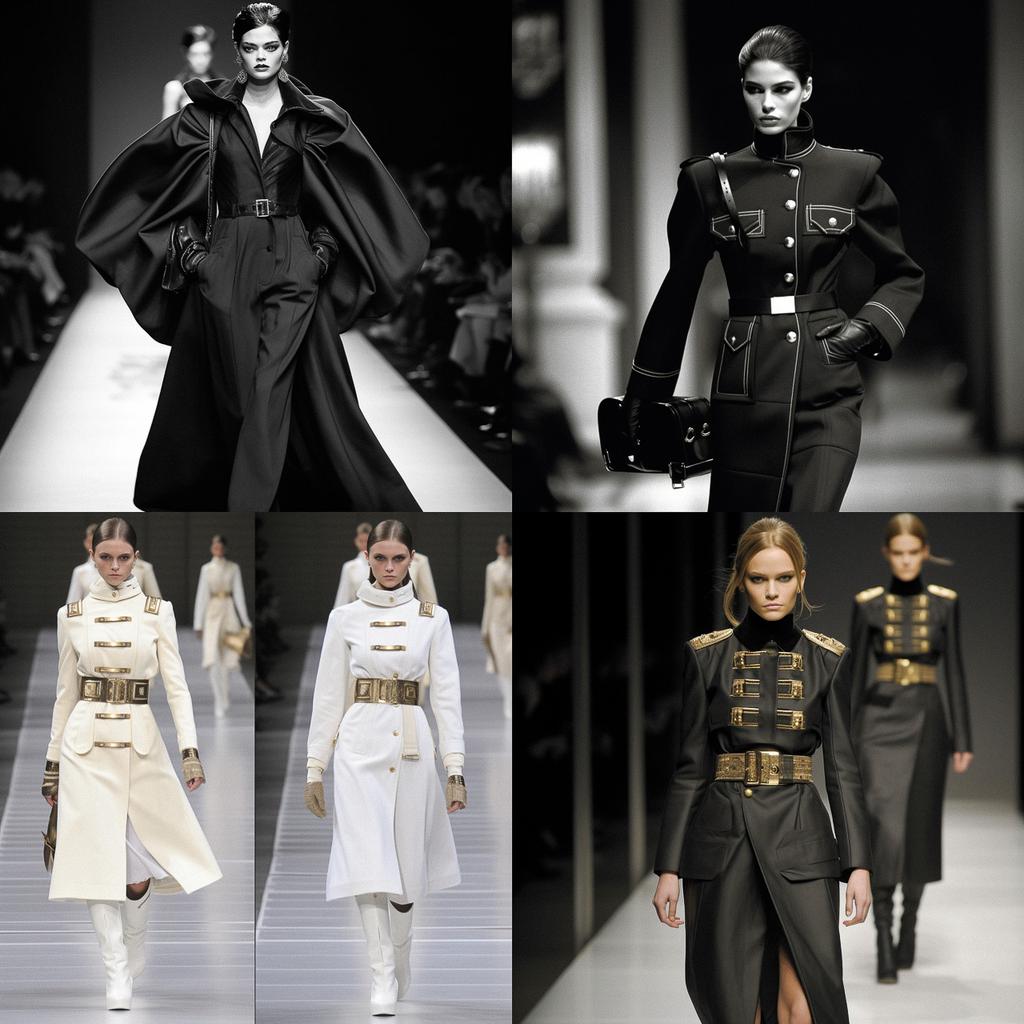 Gianfranco Ferre style, Midjourney V5, render 1 of 4