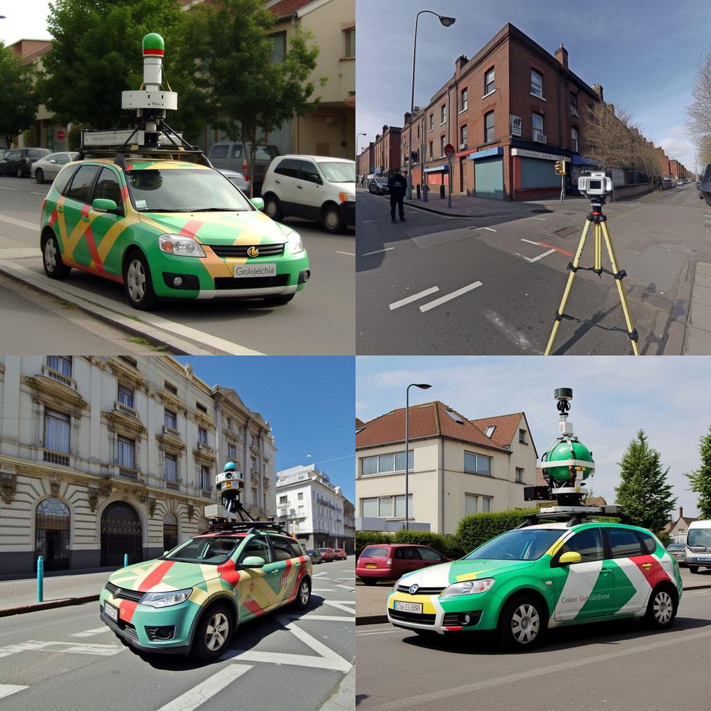 Google Street View style, Midjourney V5, render 1 of 4