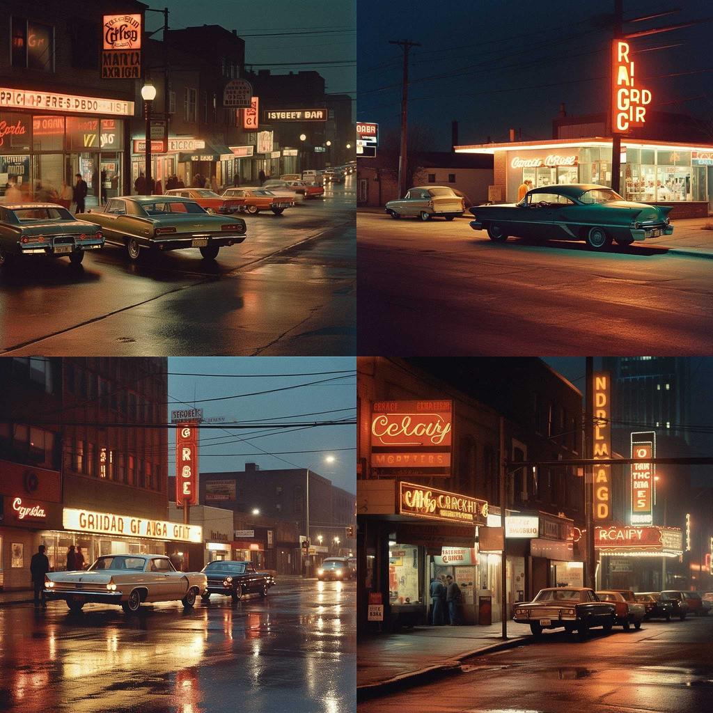 Greg Girard style, Midjourney V5, render 1 of 4