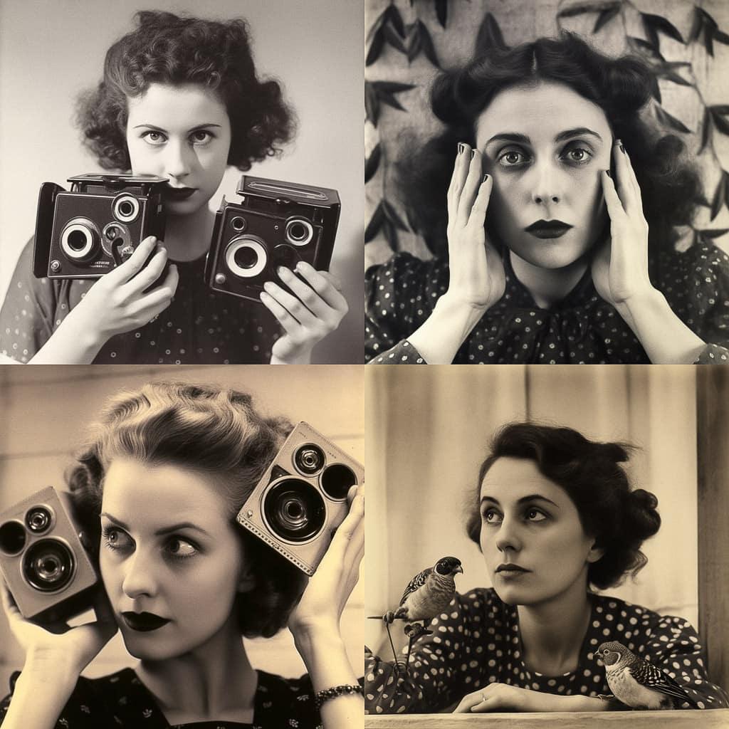 Grete Stern style, Midjourney V5, render 1 of 4