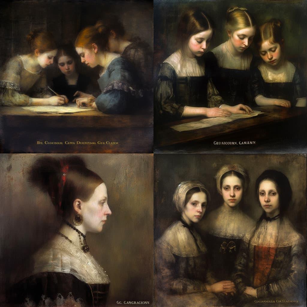 Grigory Gluckmann style, Midjourney V5, render 1 of 4
