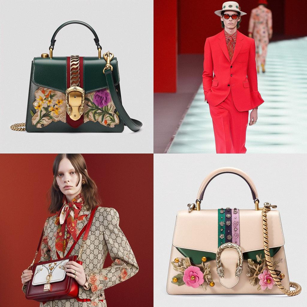 Gucci style, Midjourney V5, render 1 of 4