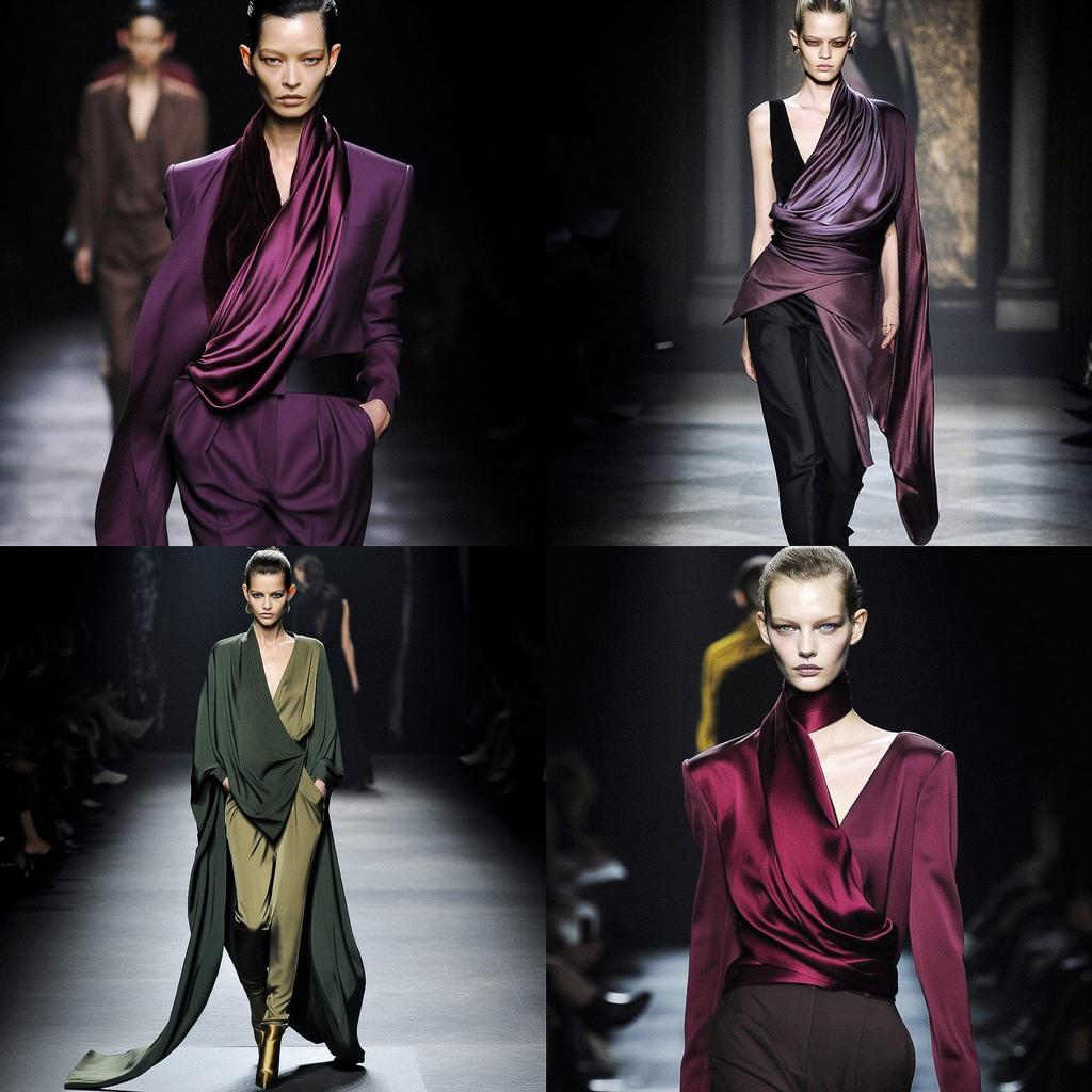 Haider Ackermann style, Midjourney V5, render 1 of 4