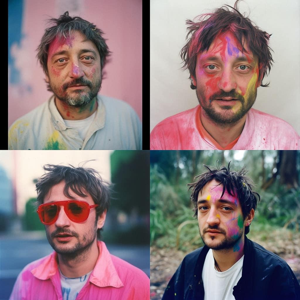 Harmony Korine style, Midjourney V5, render 1 of 4