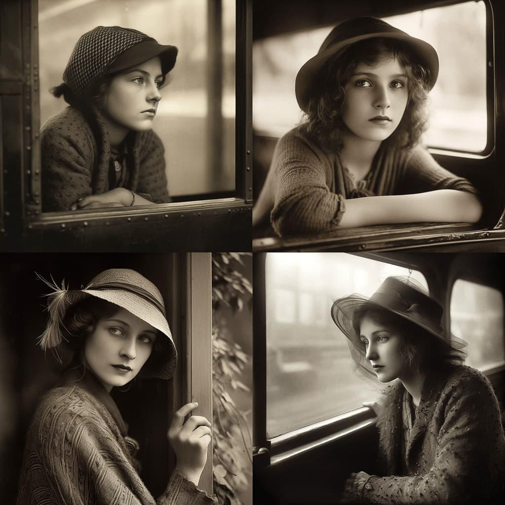 Harold Cazneaux style, Midjourney V5, render 1 of 4