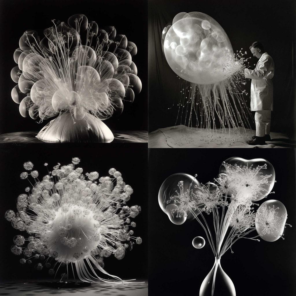 Harold Edgerton style, Midjourney V5, render 1 of 4