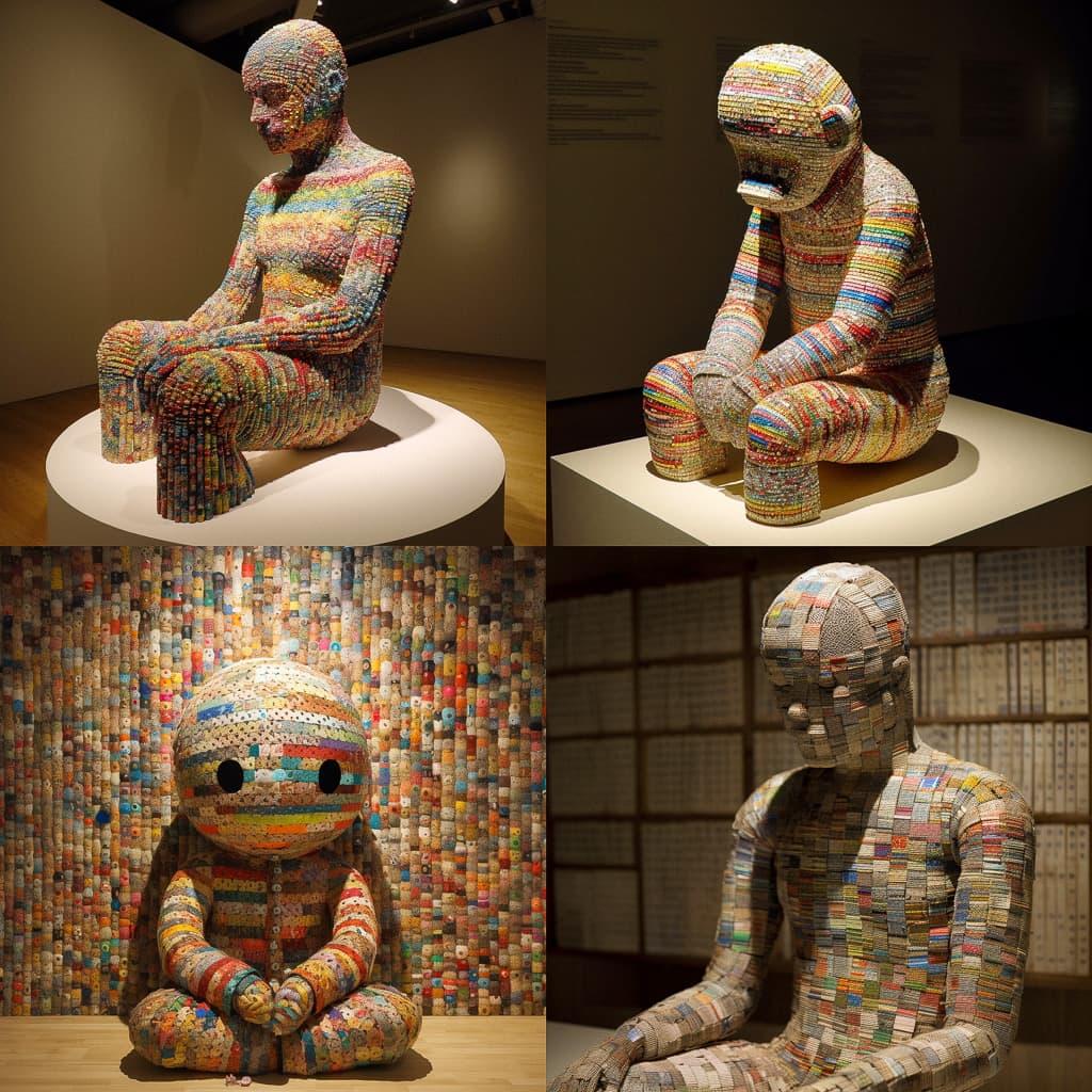Haroshi style, Midjourney V5, render 1 of 4