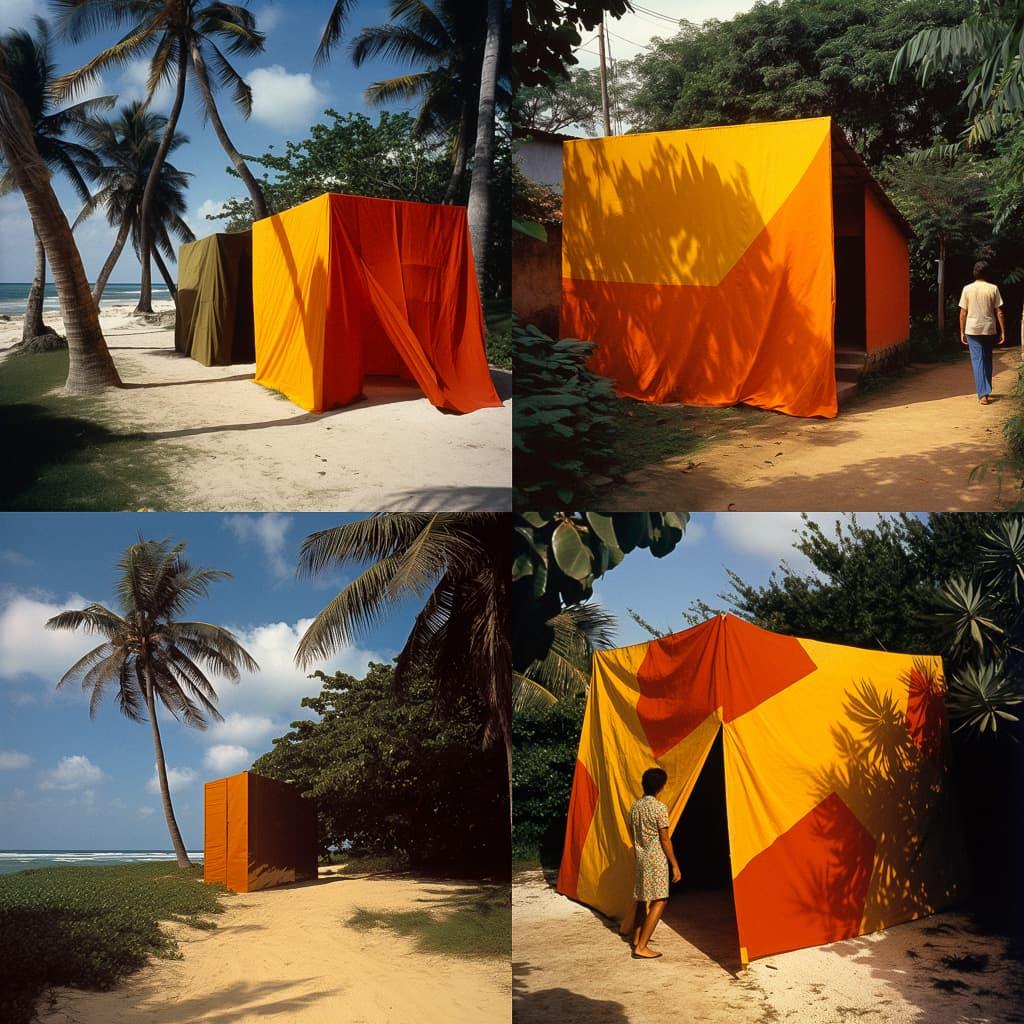 Helio Oiticica style, Midjourney V5, render 1 of 4