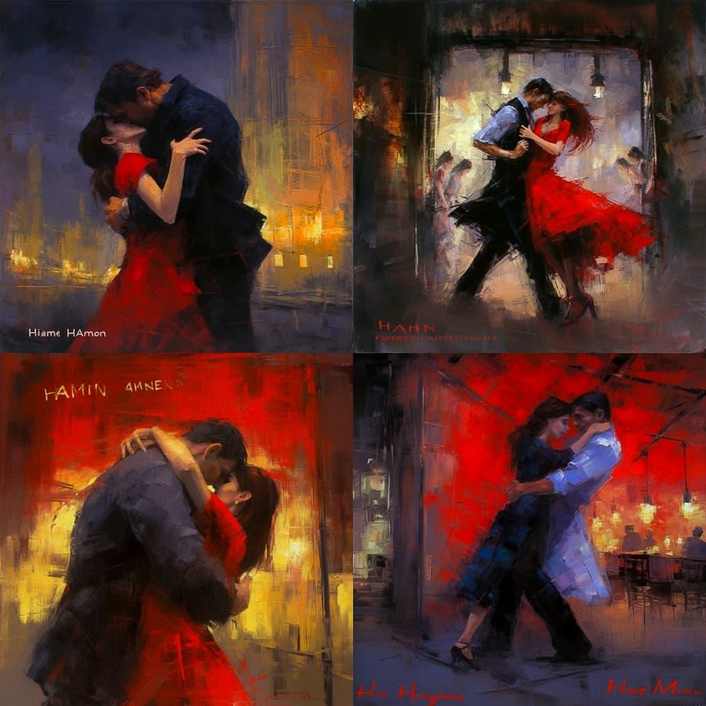 Henry Asencio style, Midjourney V5, render 1 of 4