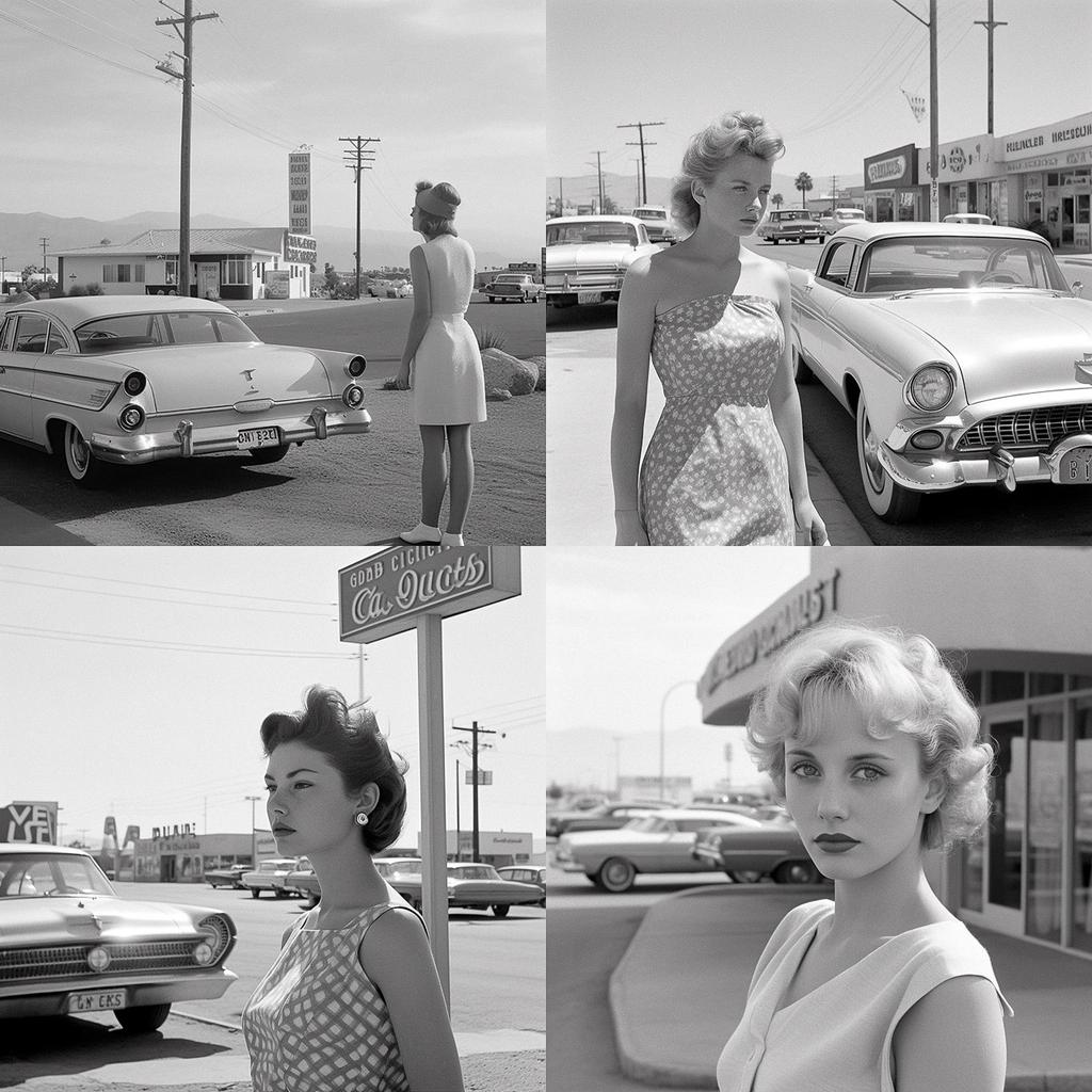 Henry Wessel style, Midjourney V5, render 1 of 4