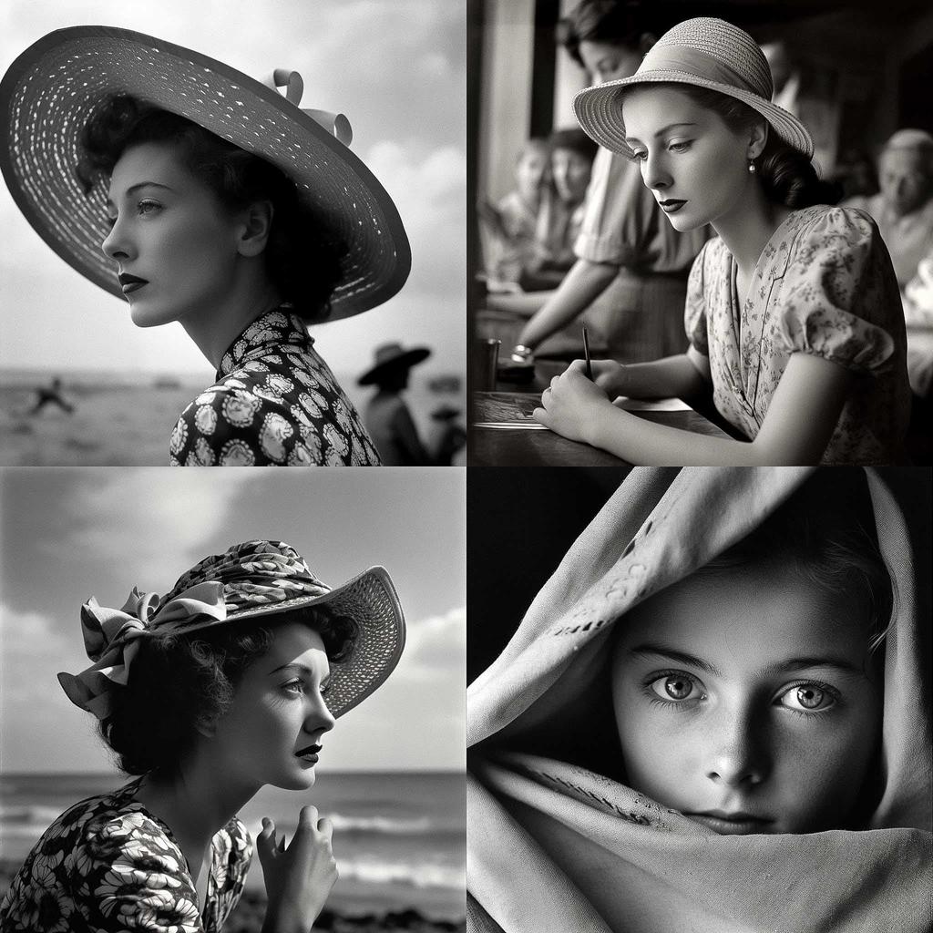 Herbert List style, Midjourney V5, render 1 of 4