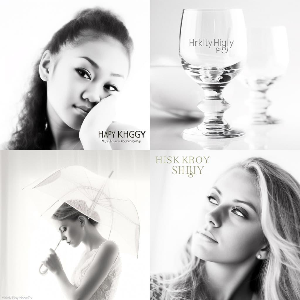 High key photography style, Midjourney V5, render 1 of 4