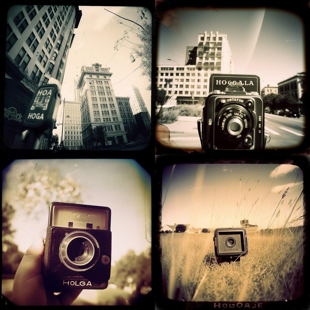 Holga photography style, Midjourney V5, render 1 of 4