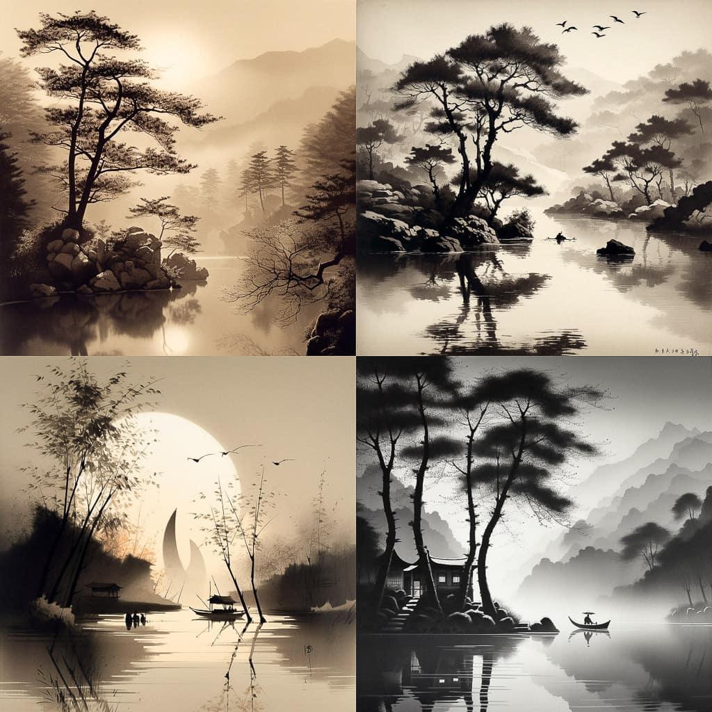 Hong-Oai Don style, Midjourney V5, render 1 of 4