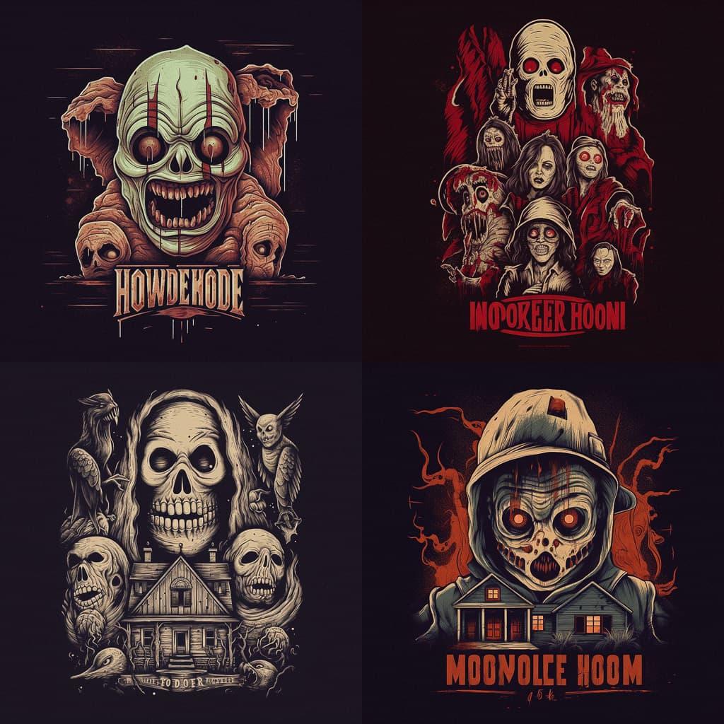 Horror movie style, Midjourney V5, render 1 of 4