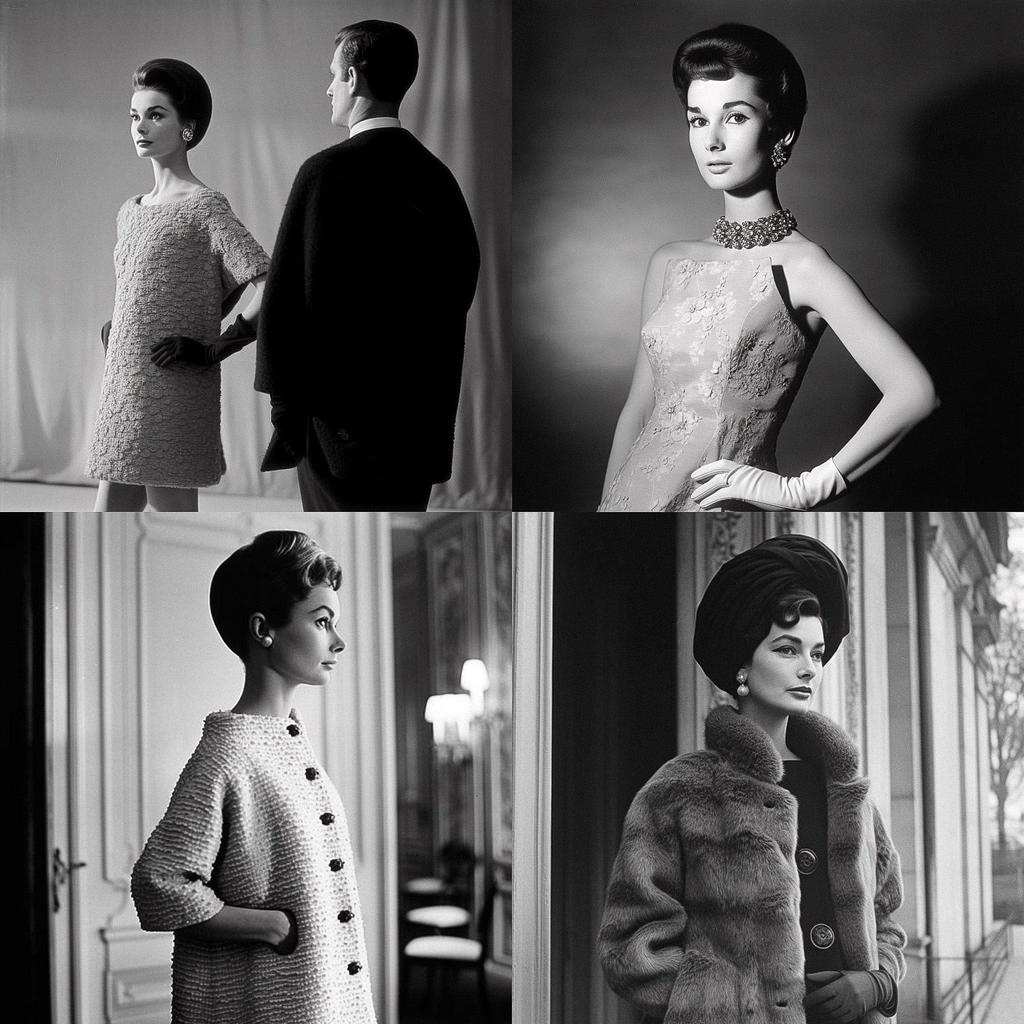 Hubert de Givenchy style, Midjourney V5, render 1 of 4