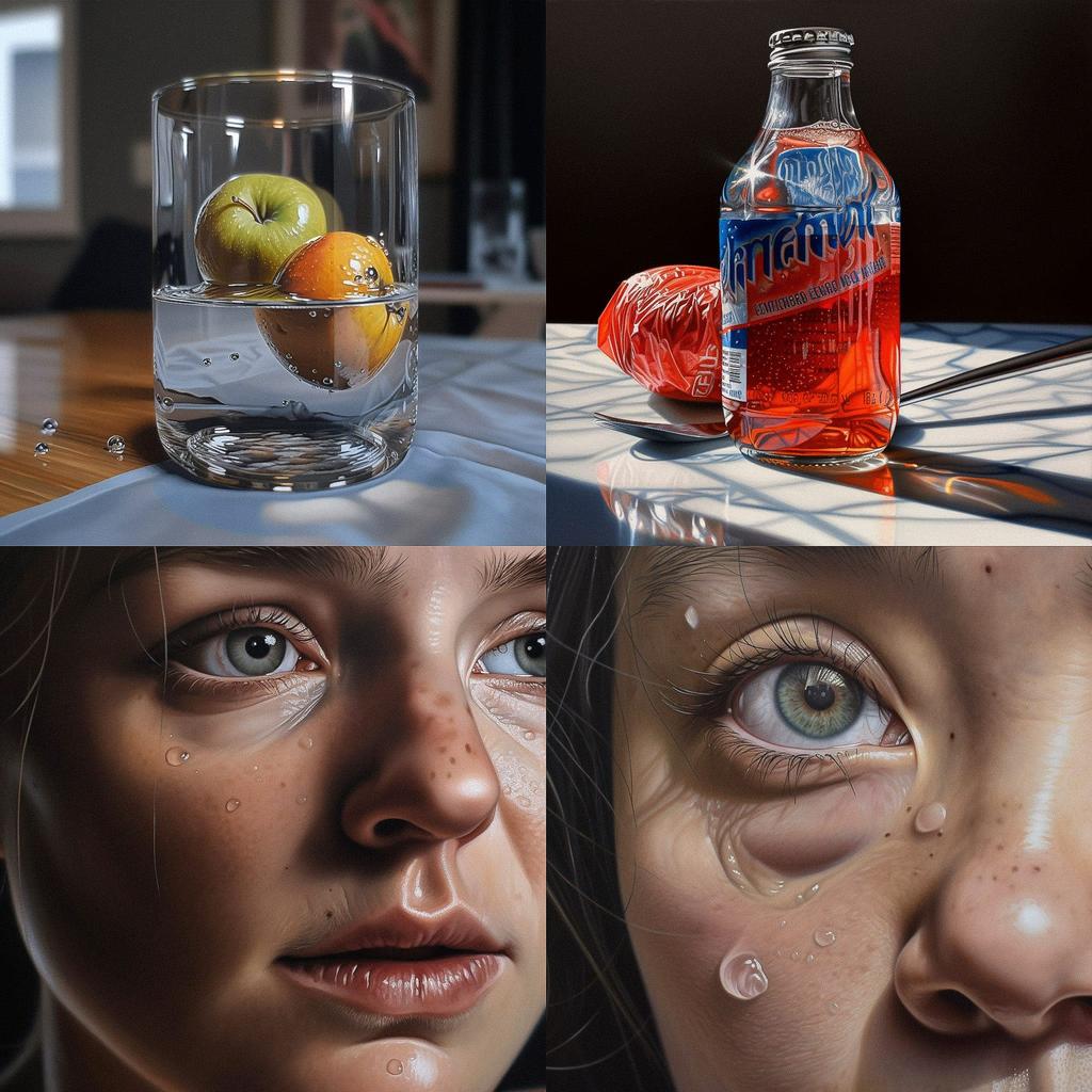 Hyperrealism style, Midjourney V5, render 1 of 4