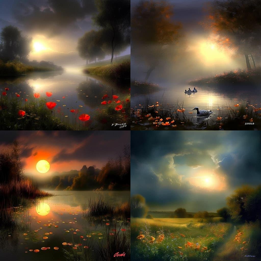 Igor Zenin style, Midjourney V5, render 1 of 4
