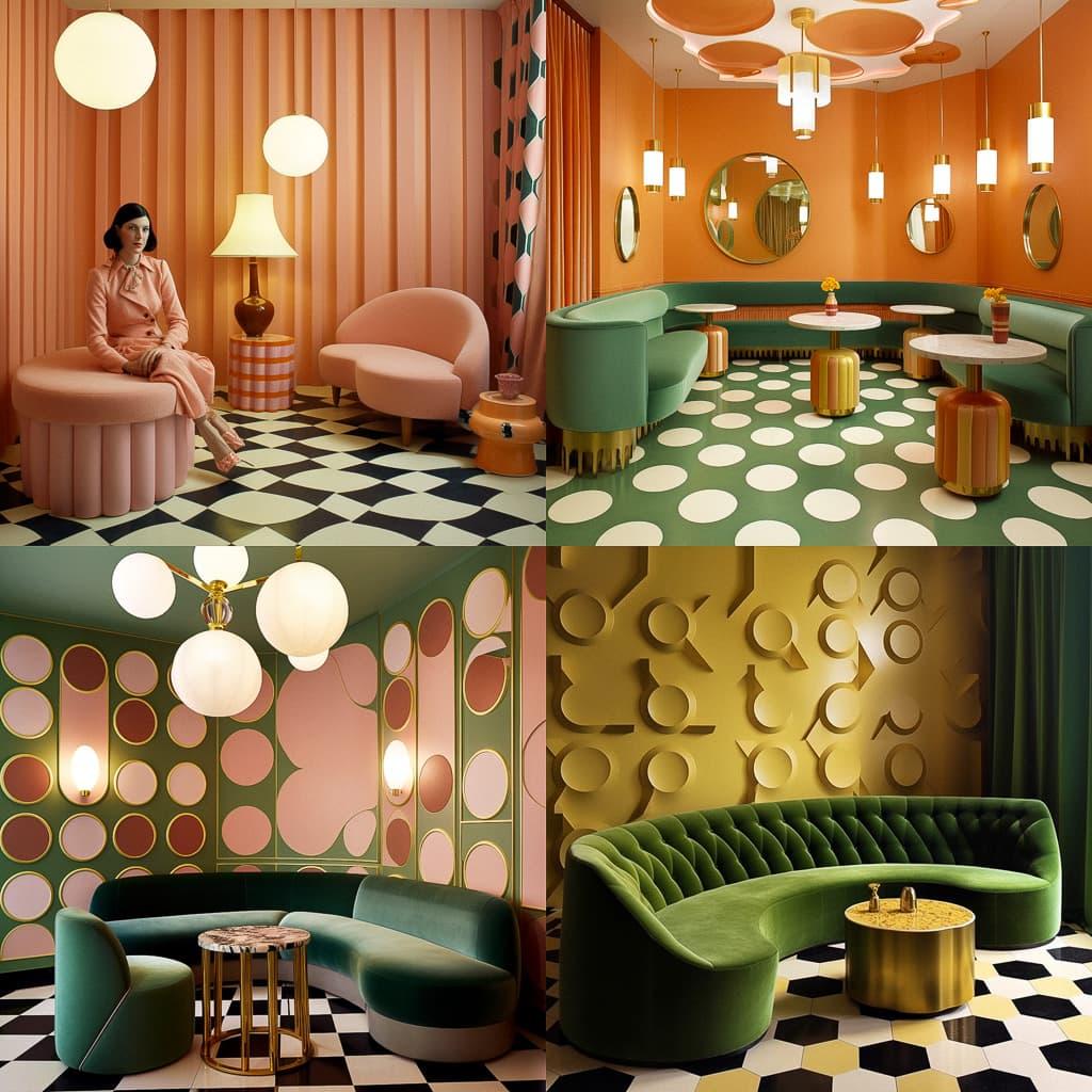 India Mahdavi style, Midjourney V5, render 1 of 4