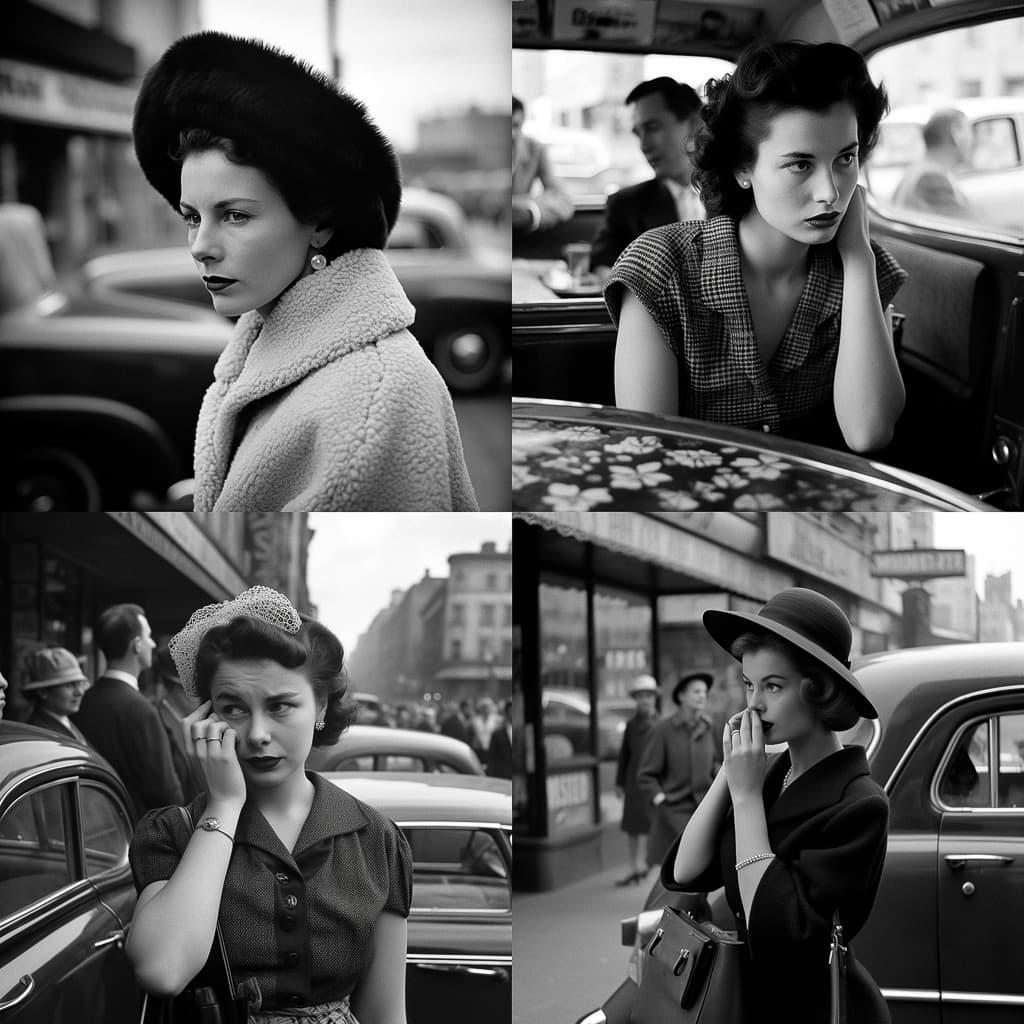 Inge Morath style, Midjourney V5, render 1 of 4