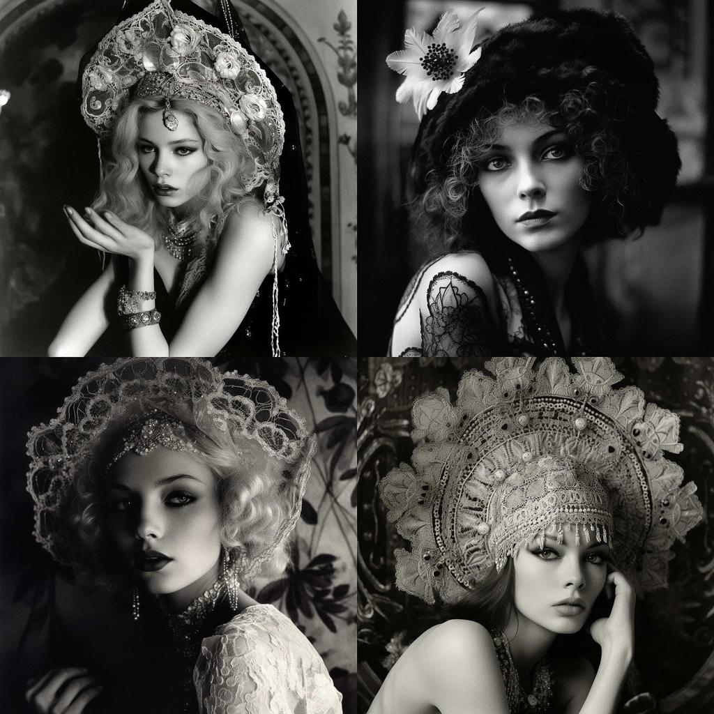Irina Ionesco style, Midjourney V5, render 1 of 4