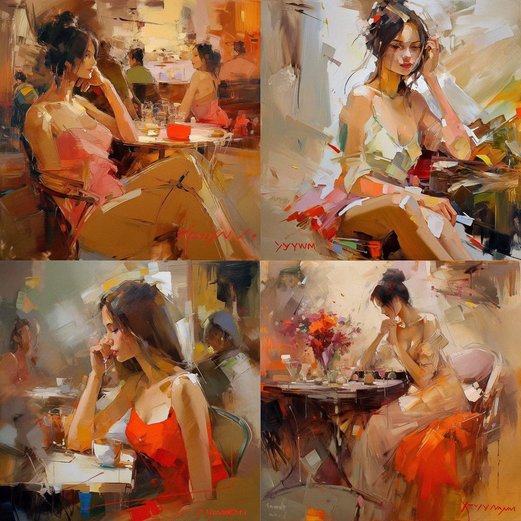 Iryna Yermolova style, Midjourney V5, render 1 of 4