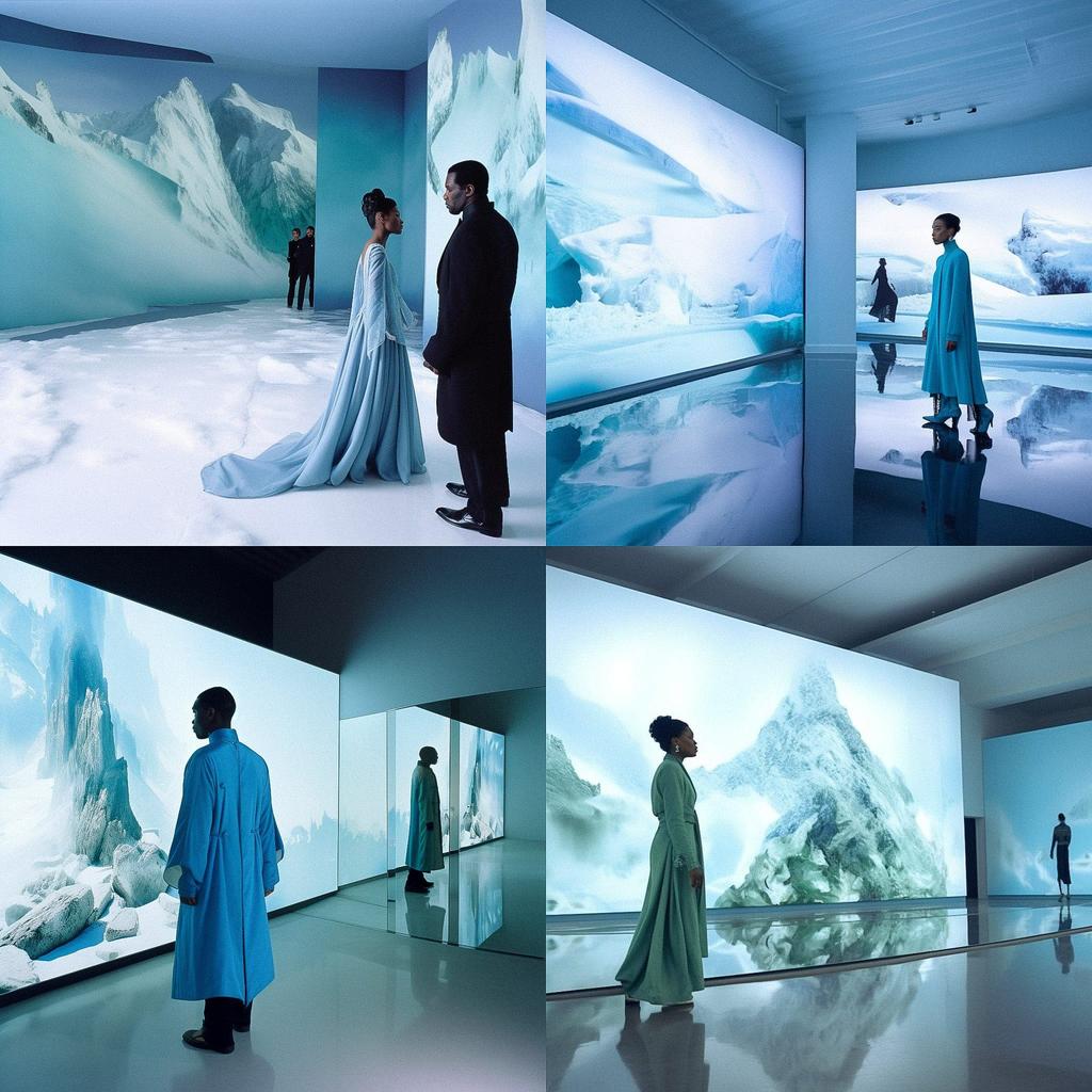 Isaac Julien style, Midjourney V5, render 1 of 4