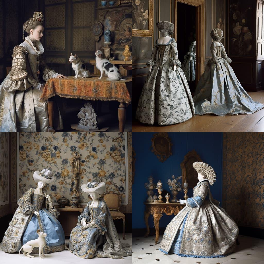 Isabelle de Borchgrave style, Midjourney V5, render 1 of 4