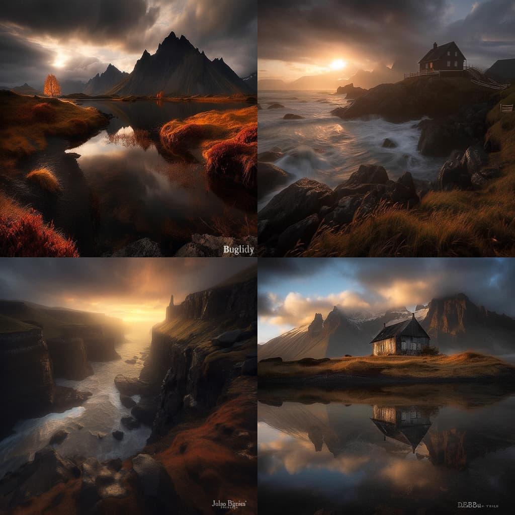 Iurie Belegurschi style, Midjourney V5, render 1 of 4