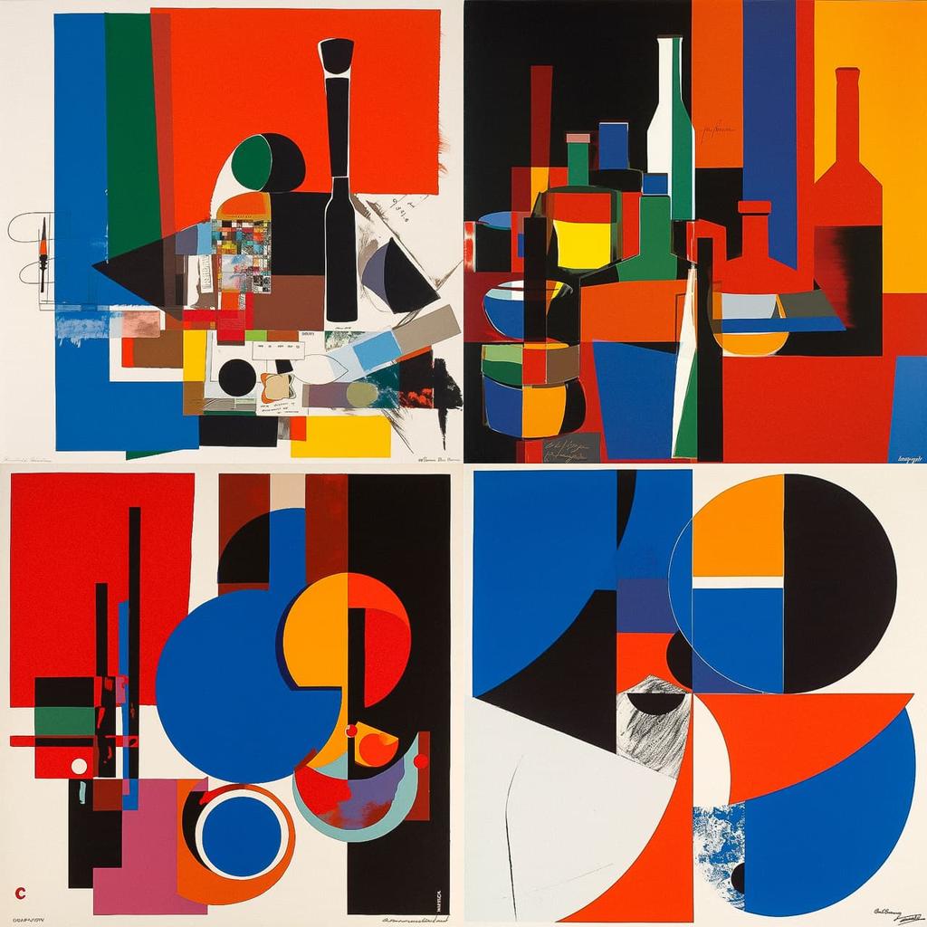 Ivan Chermayeff style, Midjourney V5, render 1 of 4