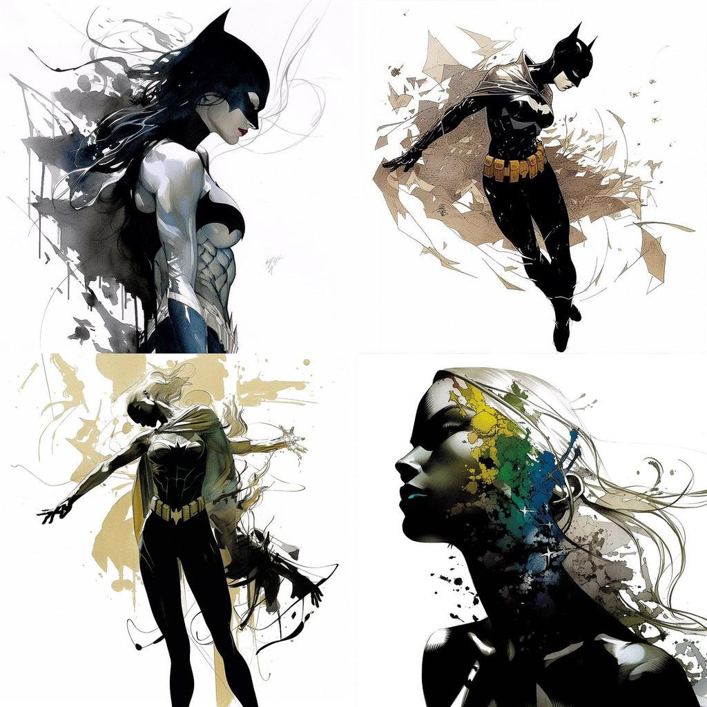 Jae Lee style, Midjourney V5, render 1 of 4