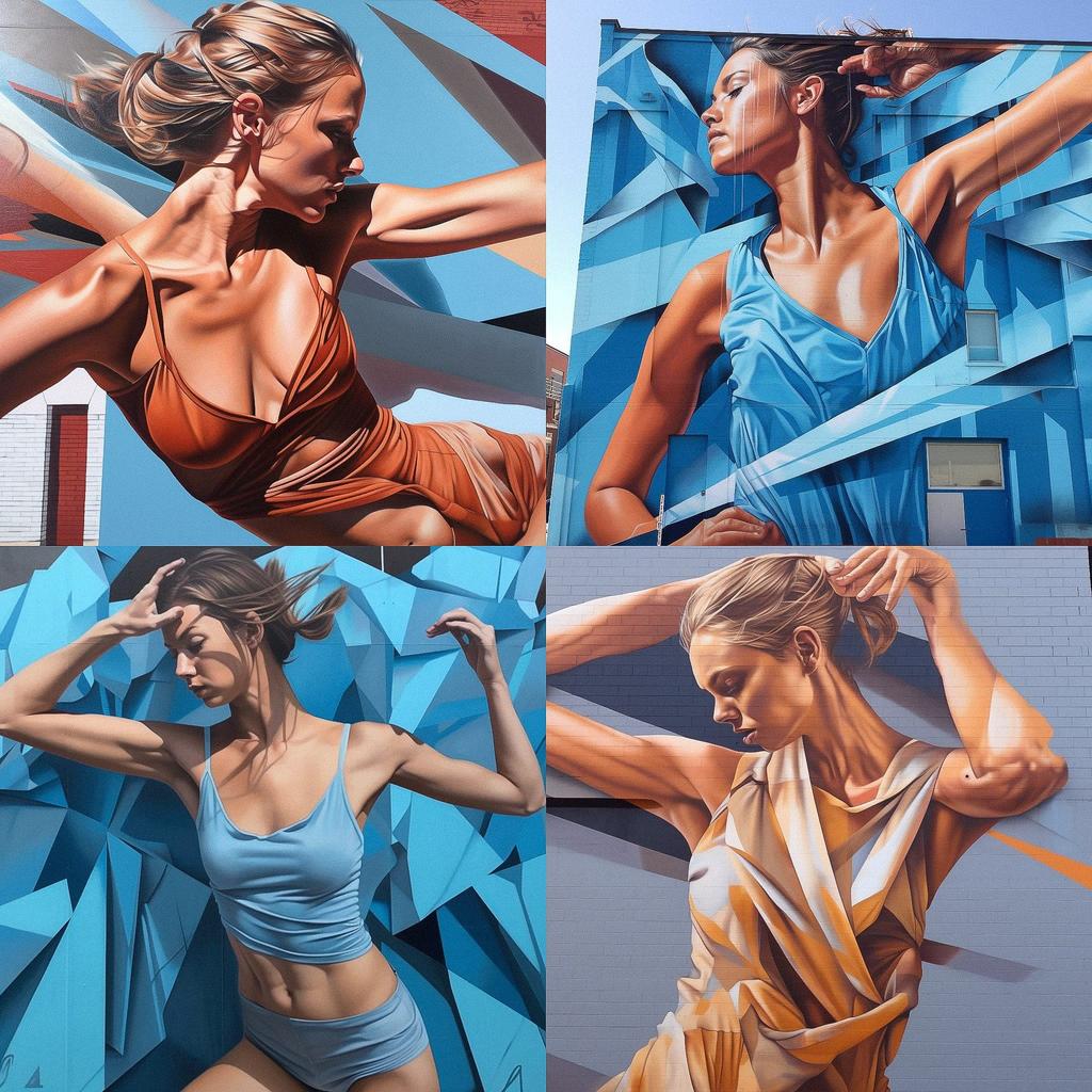 James Bullough style, Midjourney V5, render 1 of 4