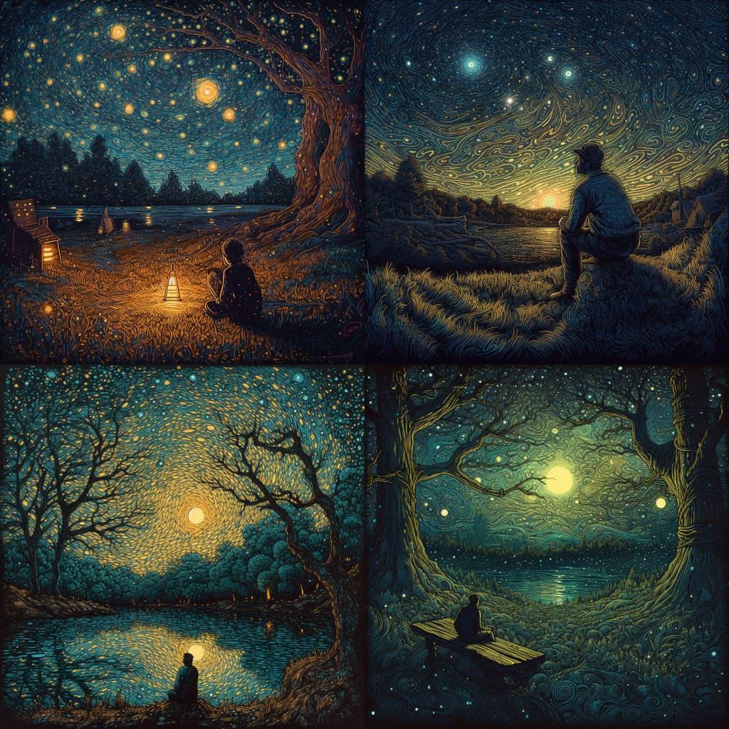 James R. Eads style, Midjourney V5, render 1 of 4