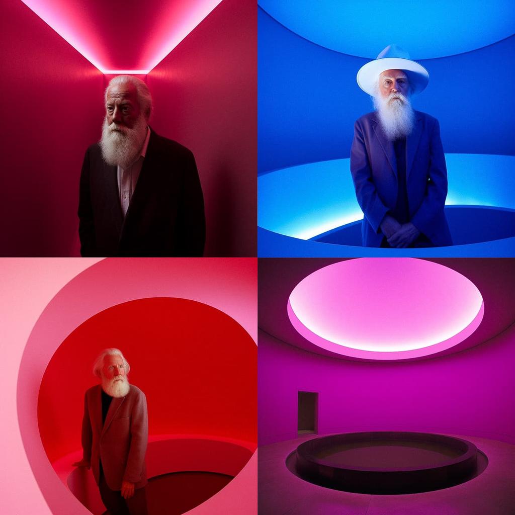 James Turrell style, Midjourney V5, render 1 of 4