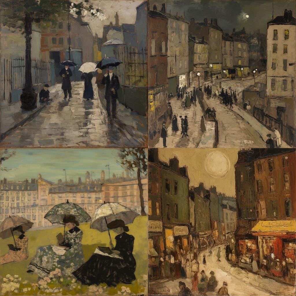 James Wilson Morrice style, Midjourney V5, render 1 of 4