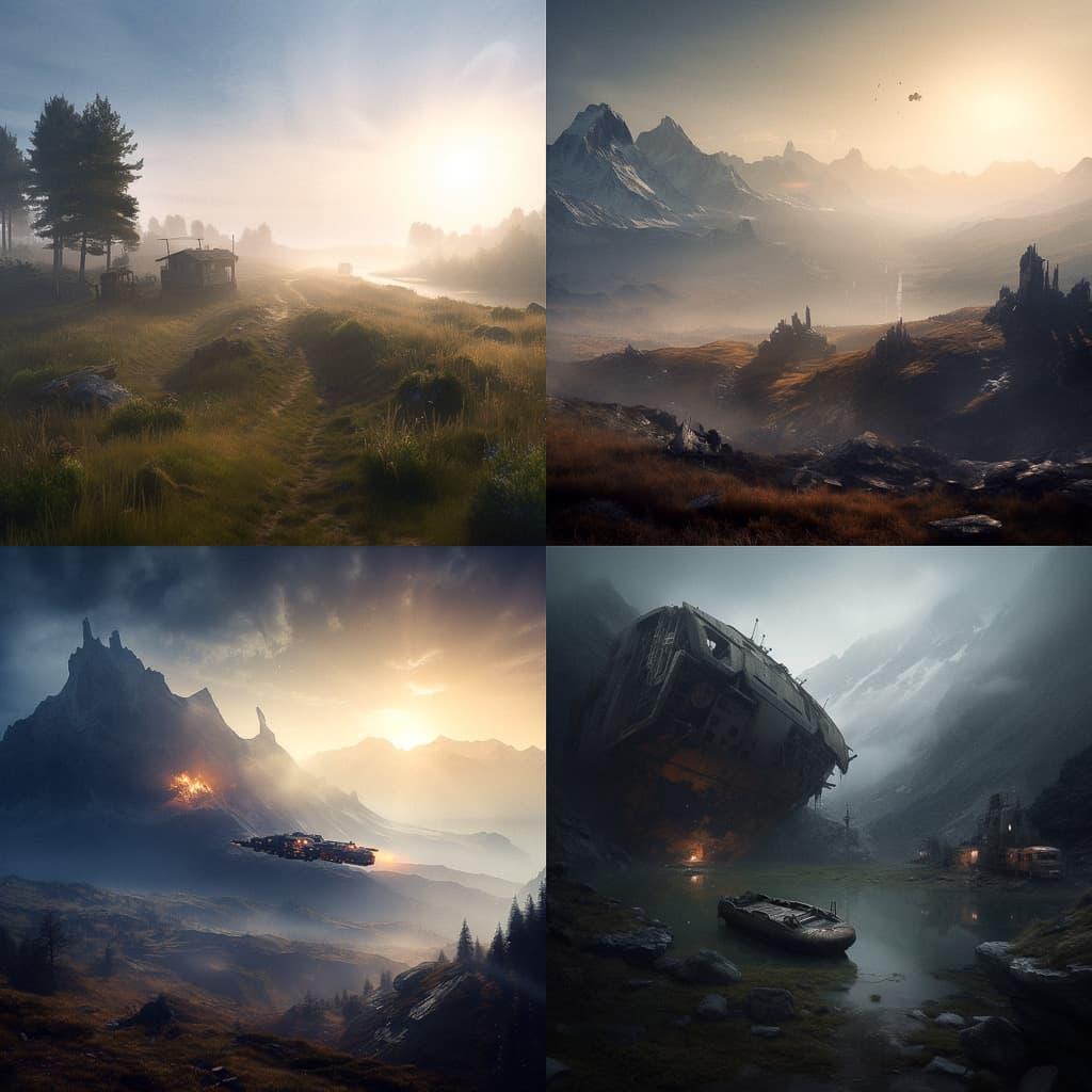 Jan Urschel style, Midjourney V5, render 1 of 4