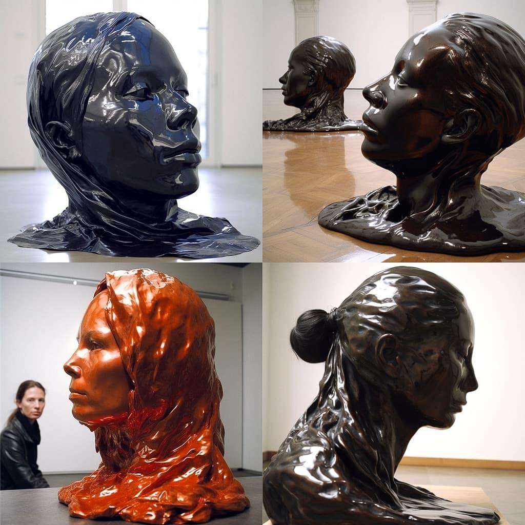 Janine Antoni style, Midjourney V5, render 1 of 4
