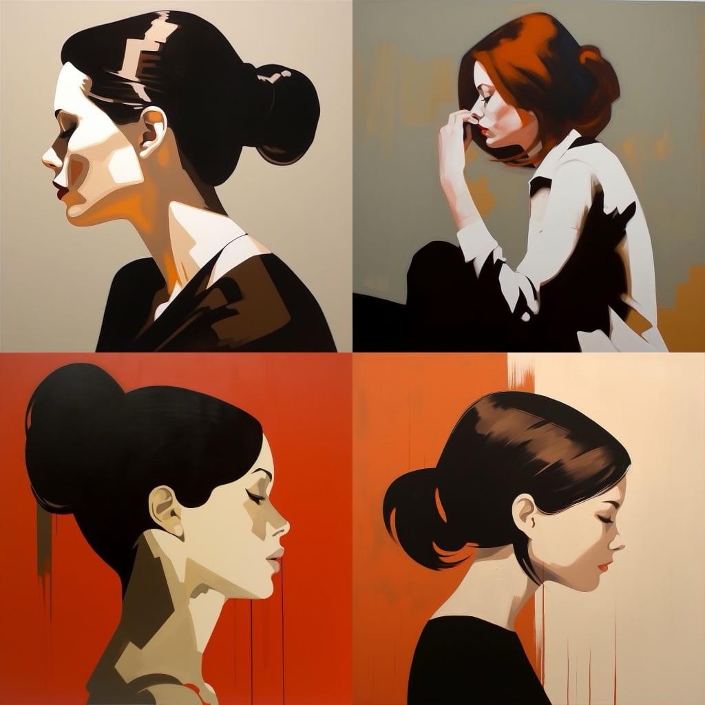 Jarek Puczel style, Midjourney V5, render 1 of 4