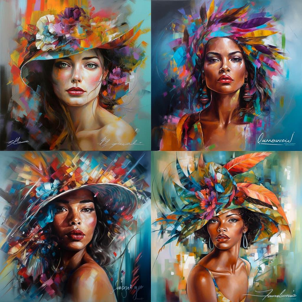 Jeannette Guichard-Bunel style, Midjourney V5, render 1 of 4