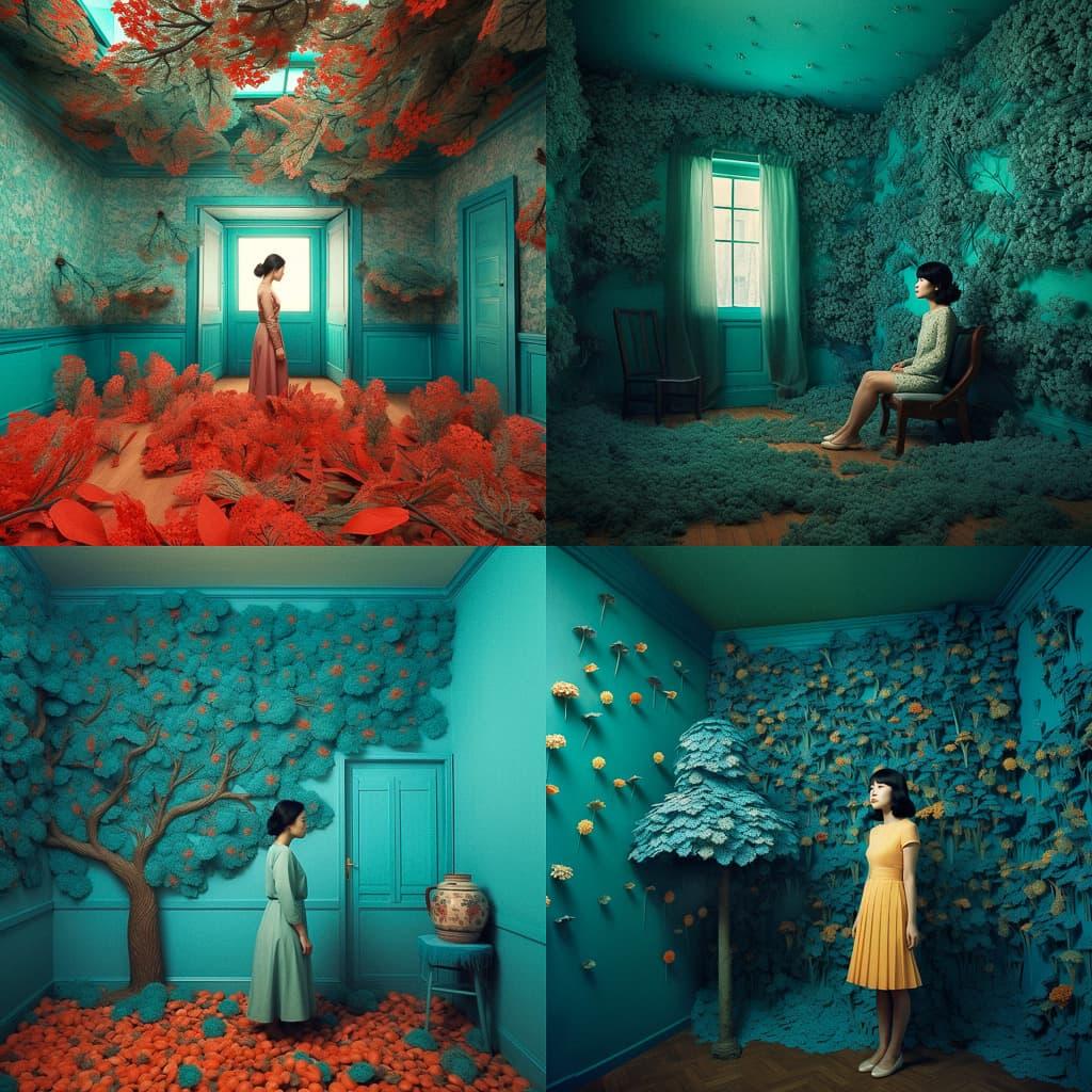 JeeYoung Lee style, Midjourney V5, render 1 of 4
