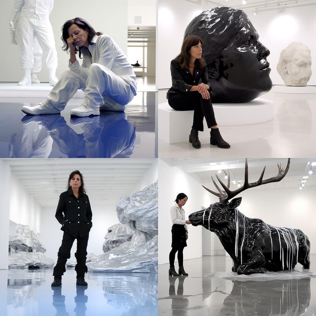 Jennifer Rubell style, Midjourney V5, render 1 of 4