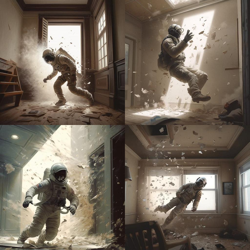 Jeremy Geddes style, Midjourney V5, render 1 of 4
