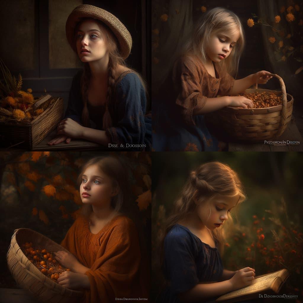 Jessica Drossin style, Midjourney V5, render 1 of 4