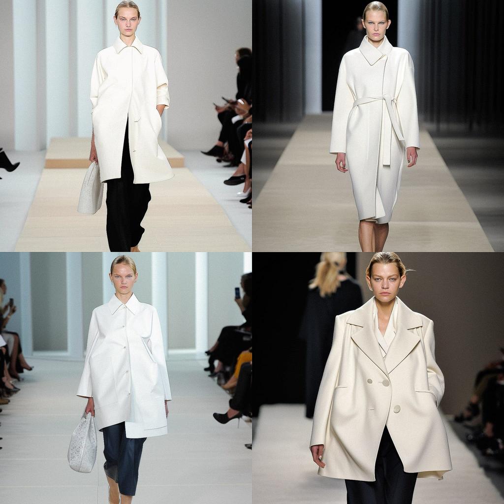 Jil Sander style, Midjourney V5, render 1 of 4