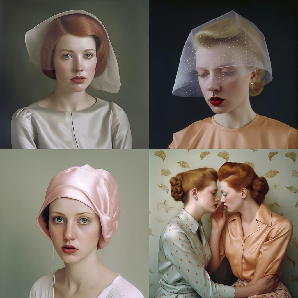 Jo Ann Callis style, Midjourney V5, render 1 of 4