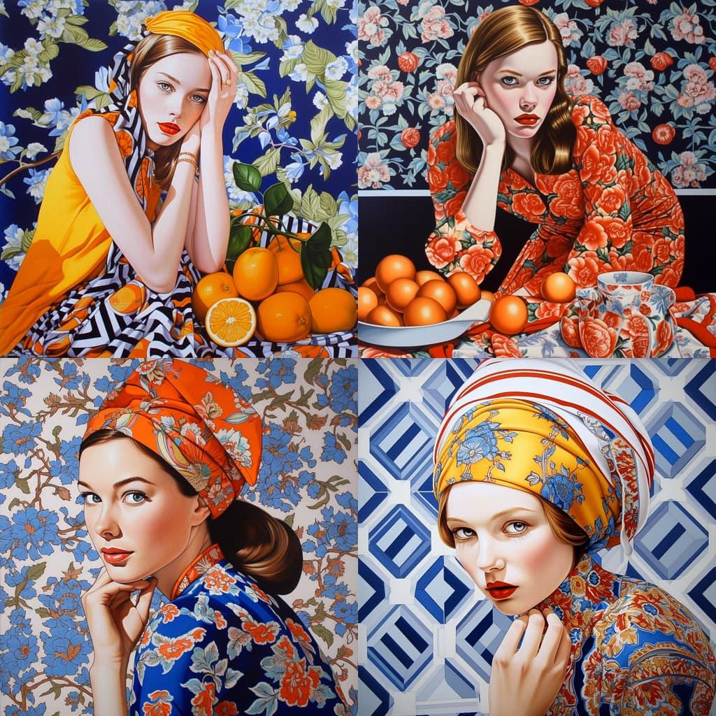 Jocelyn Hobbie style, Midjourney V5, render 1 of 4