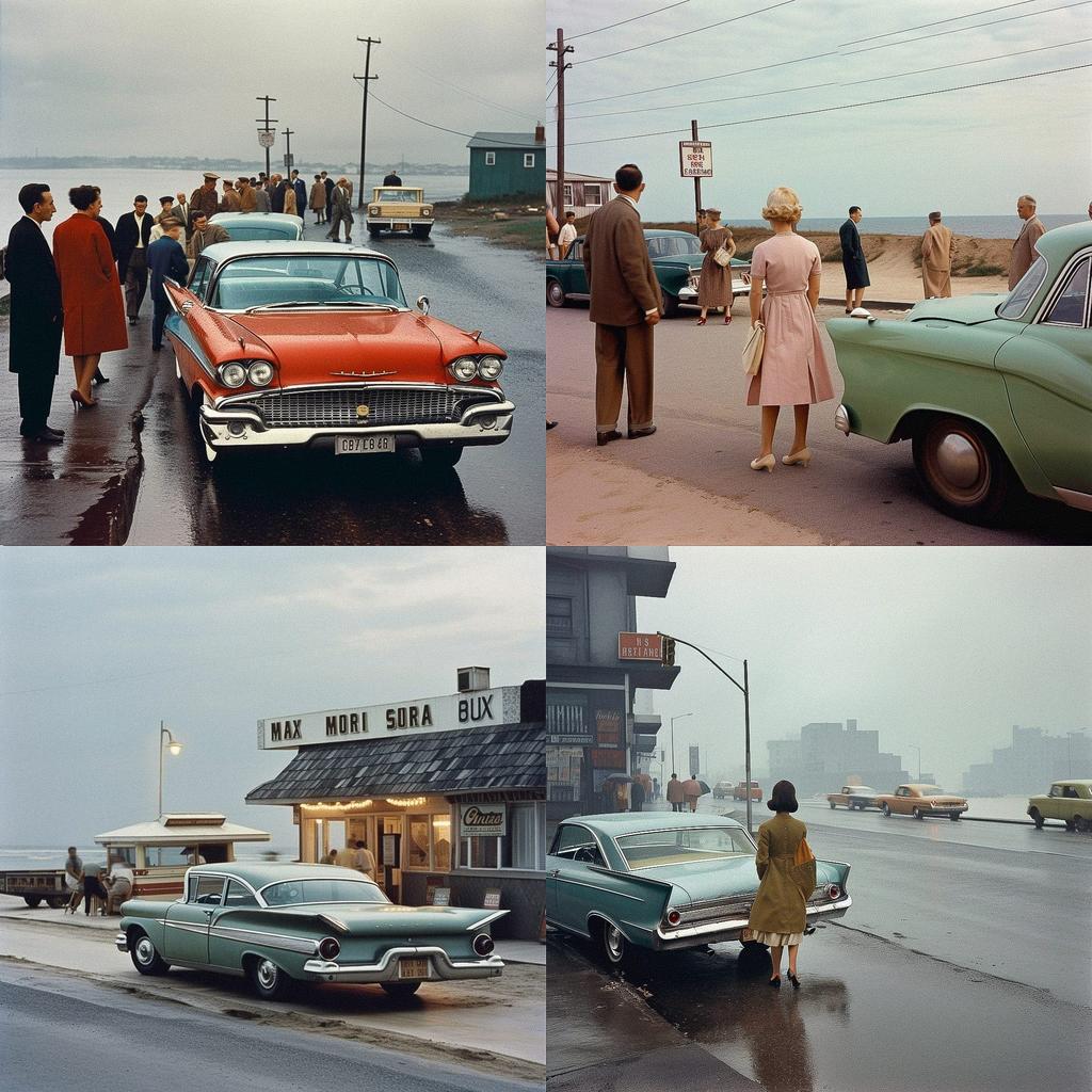 Joel Meyerowitz style, Midjourney V5, render 1 of 4