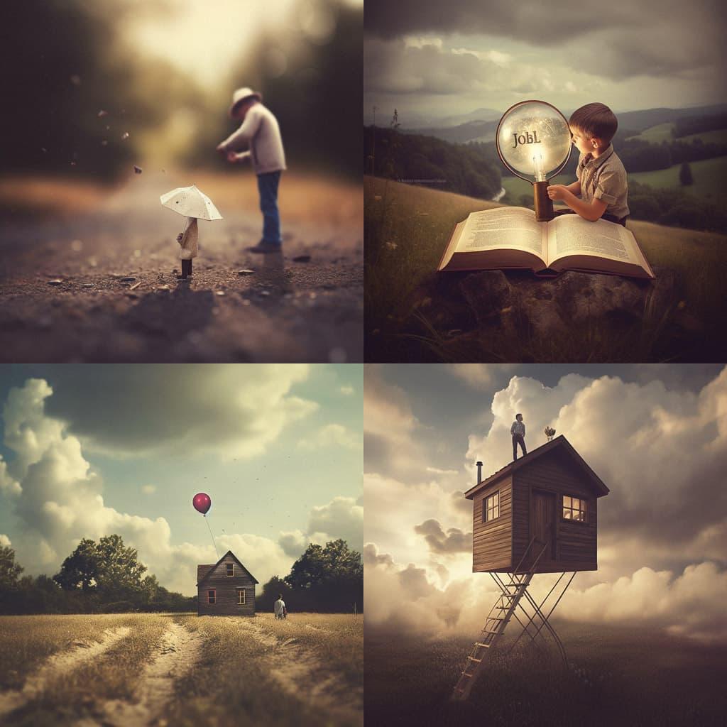 Joel Robison style, Midjourney V5, render 1 of 4